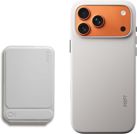 MOFT MOVAS Snap Case for iPhone 17 Pro Max Misty Cove & Phone Tripod Stand Misty Cove